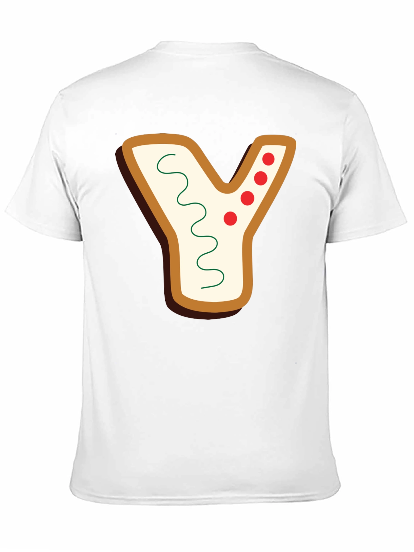 Gingerbread Letter Y Shirt
