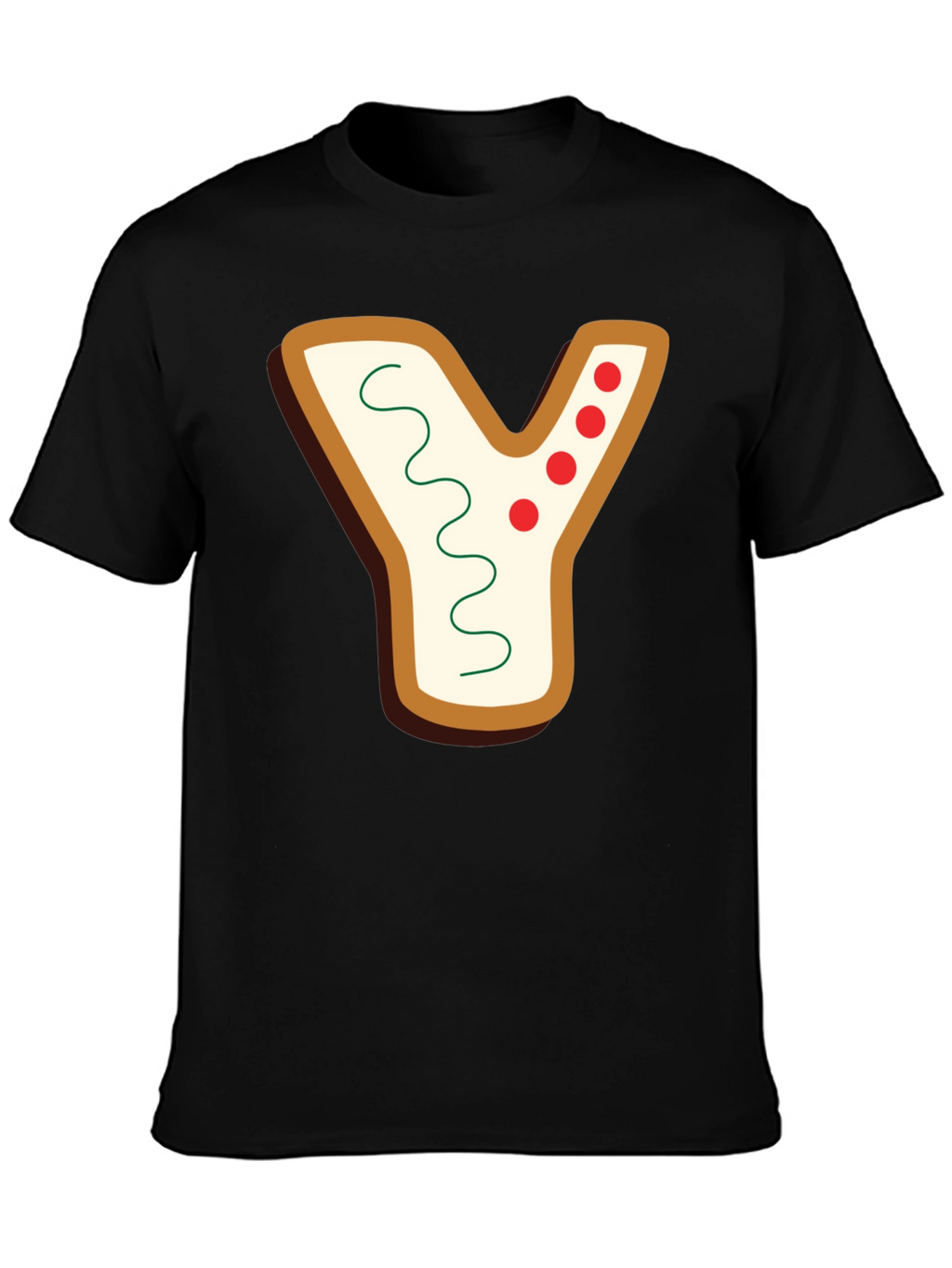 Gingerbread Letter Y Shirt