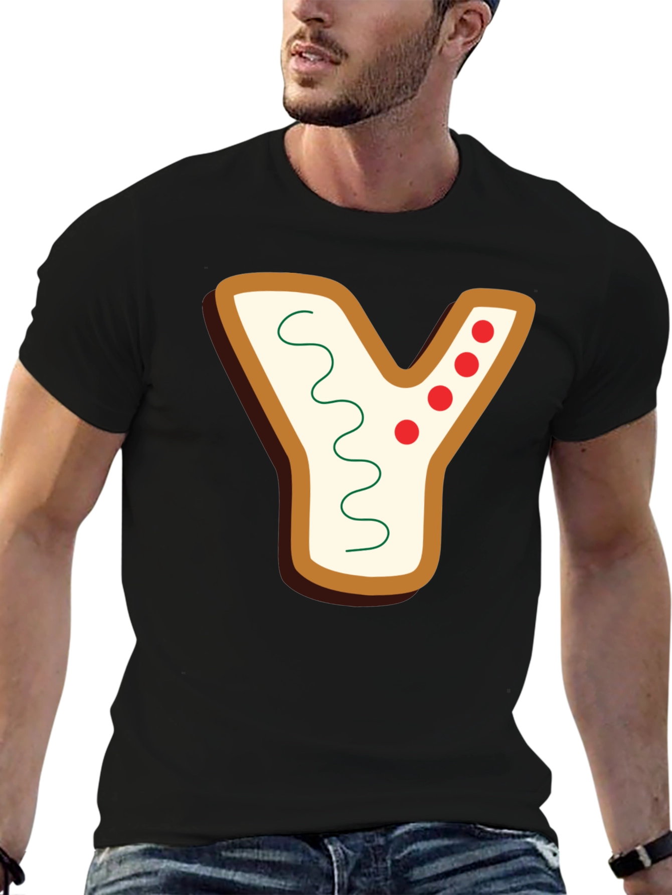 Gingerbread Letter Y Shirt