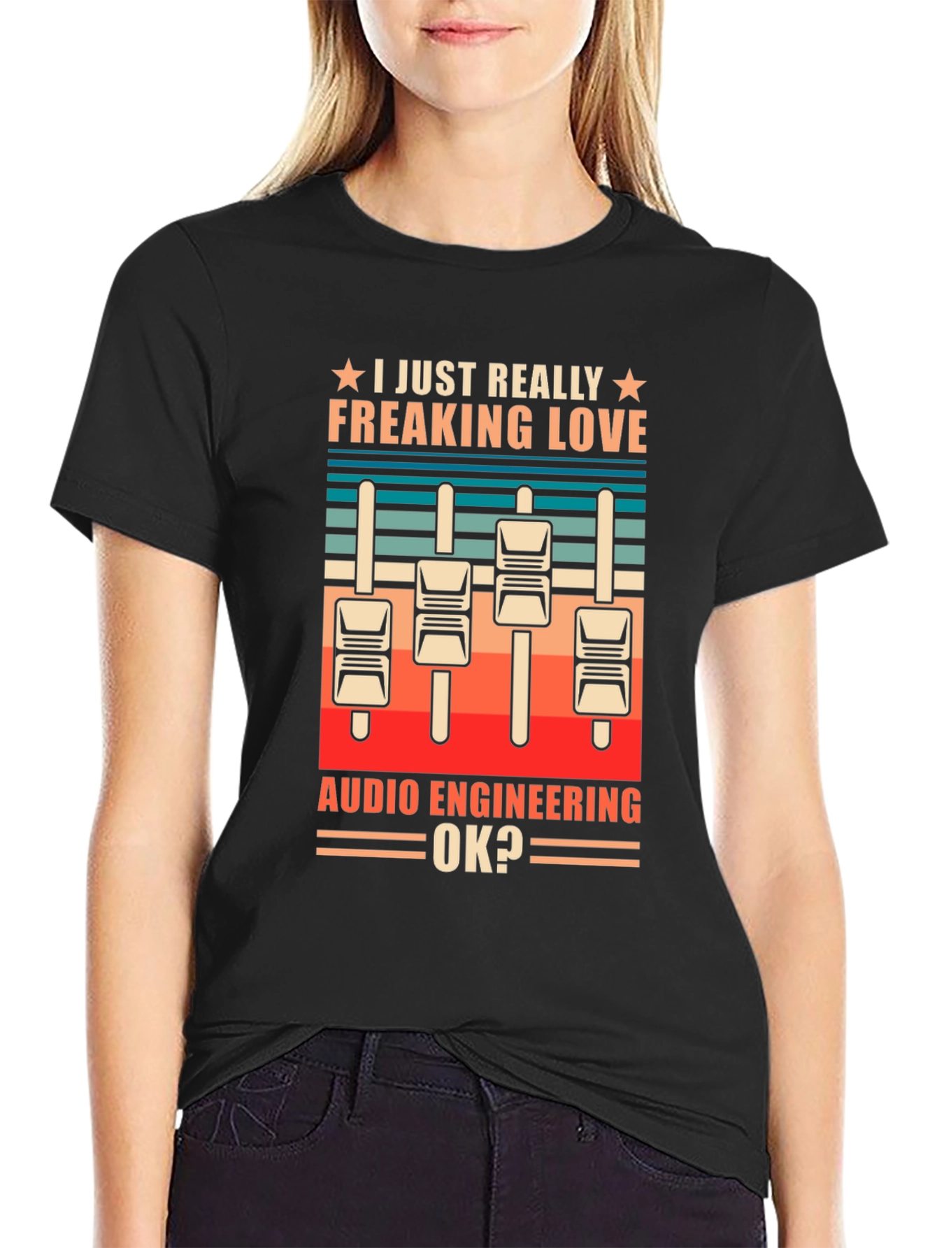 Audio Engineering T-Shirt - Funny Gift for Music Producers