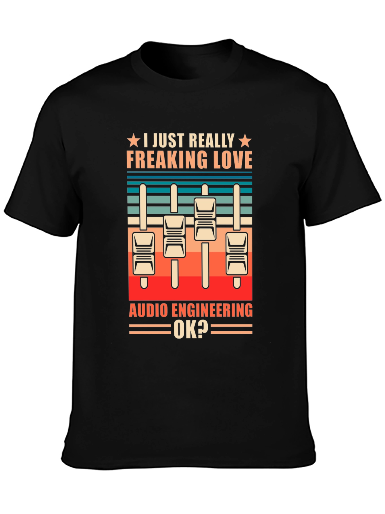 Audio Engineering T-Shirt - Funny Gift for Music Producers