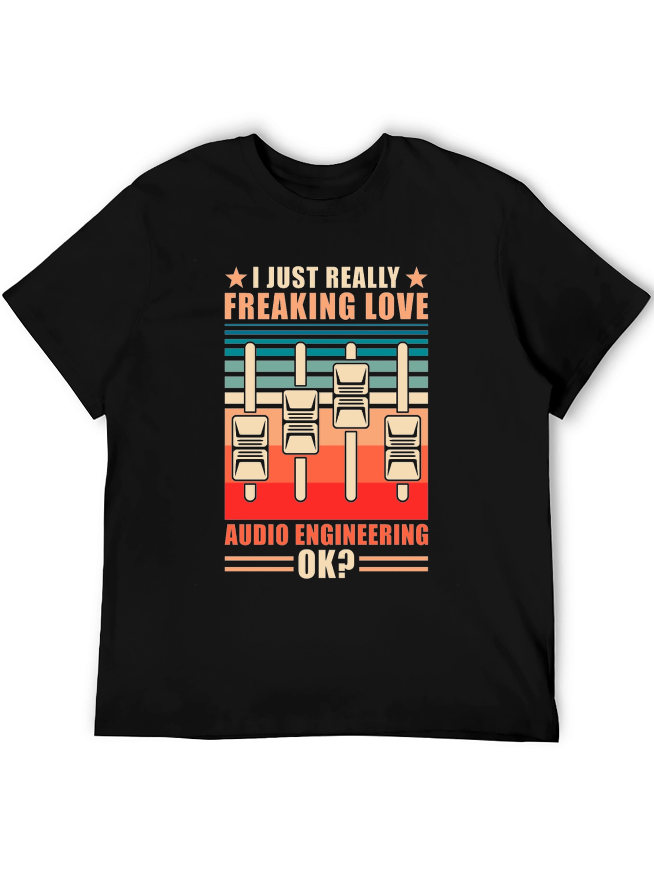 Audio Engineering T-Shirt - Funny Gift for Music Producers