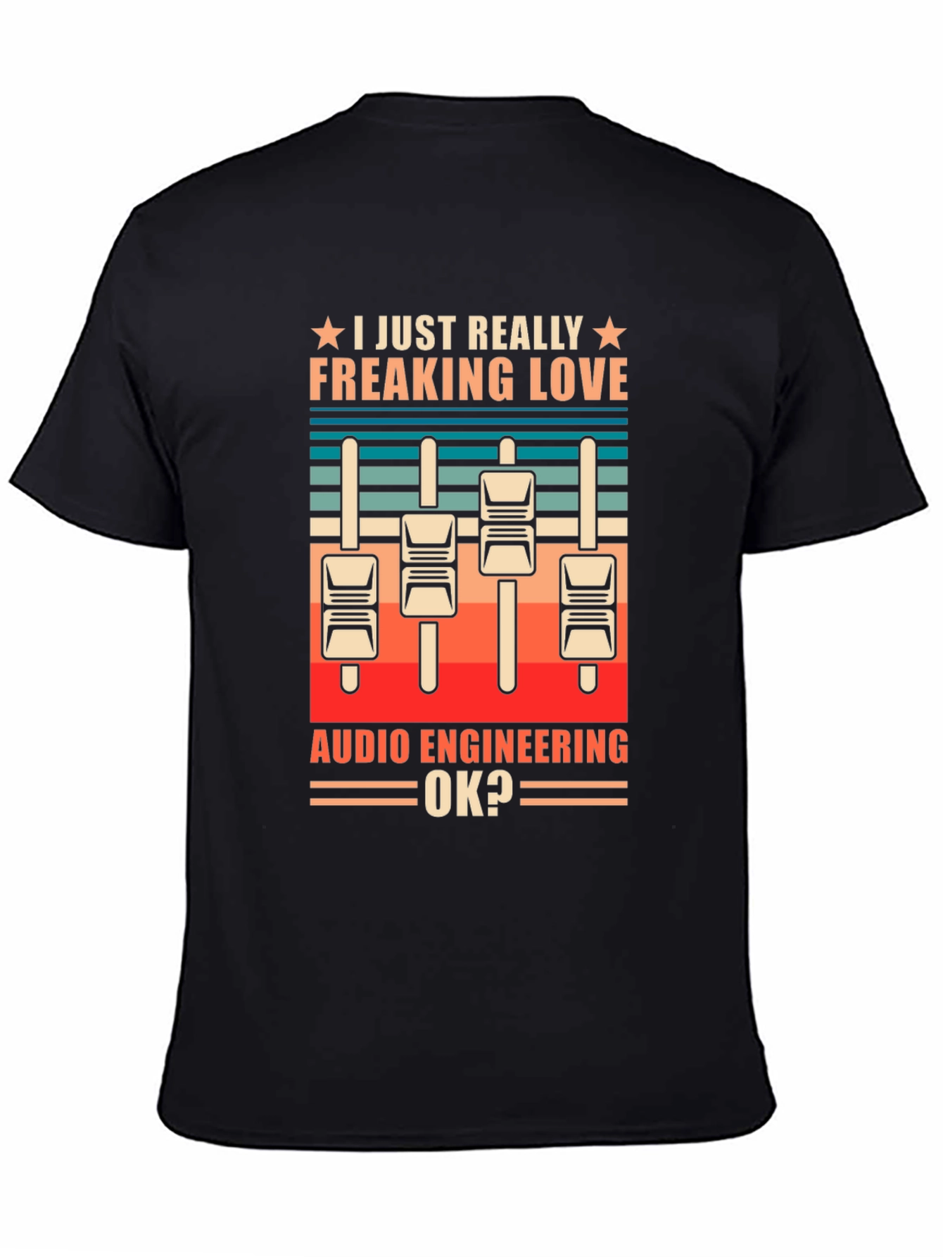 Audio Engineering T-Shirt - Funny Gift for Music Producers