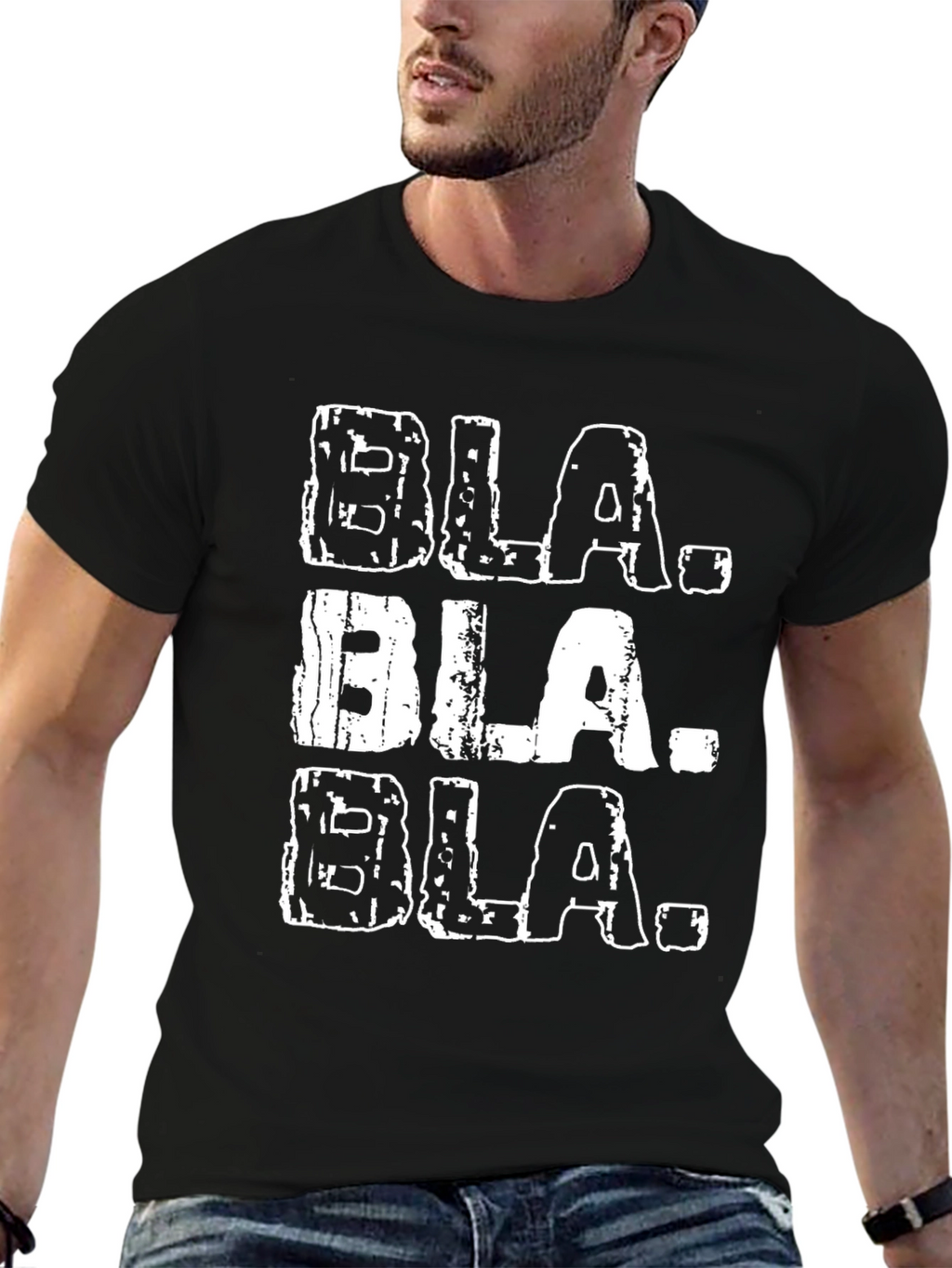 Bla Bla Bla Black T-Shirt