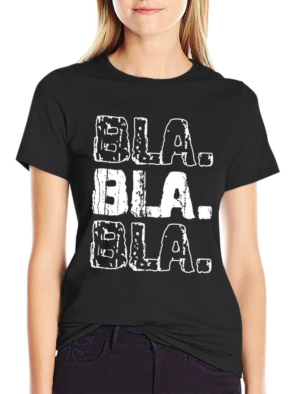Bla Bla Bla Black T-Shirt