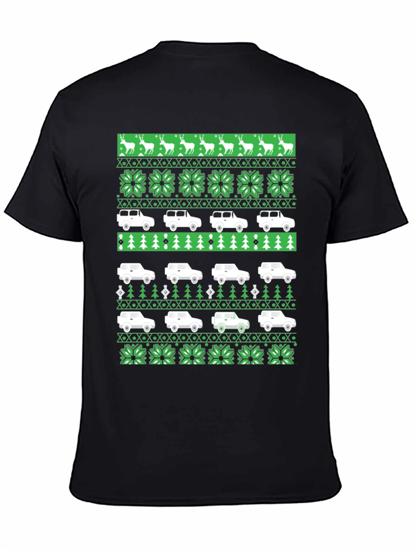 Festive 4x4 Car Holiday T-Shirt