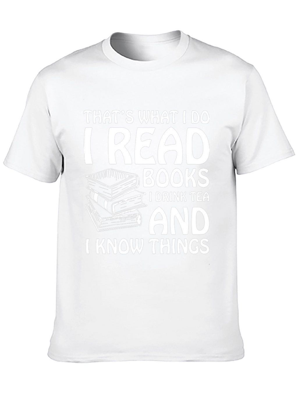 I Read Books Black Graphic T-Shirt