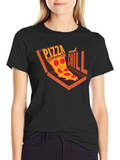 Pizza and Chill Graphic T-Shirt - Casual Comfort