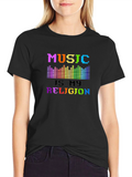 Music is My Religion Graphic Tee