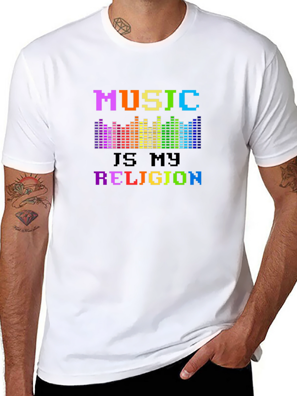Music is My Religion Graphic Tee