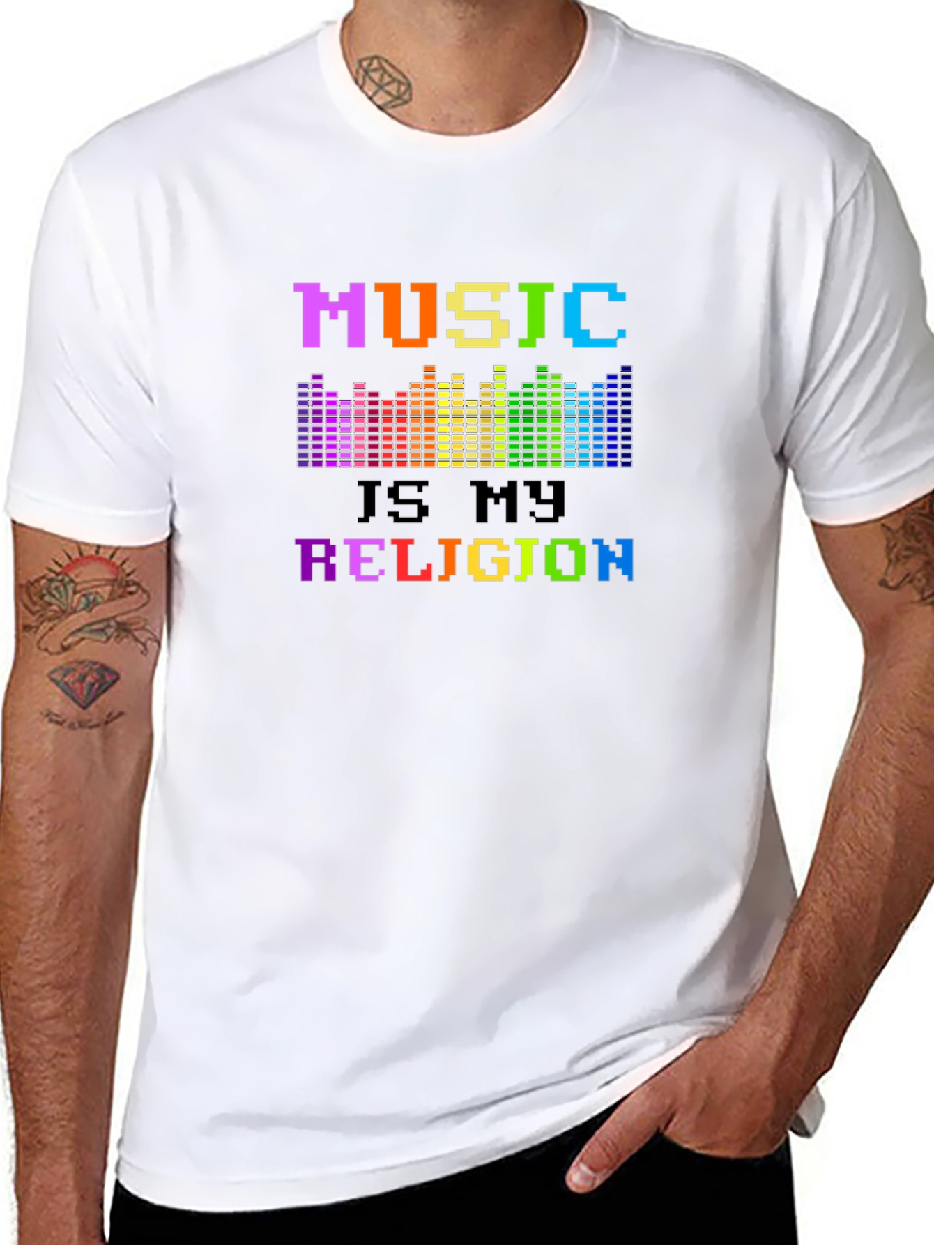 Music is My Religion Graphic Tee