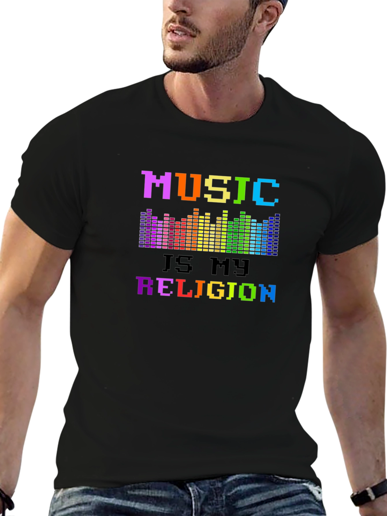 Music is My Religion Graphic Tee