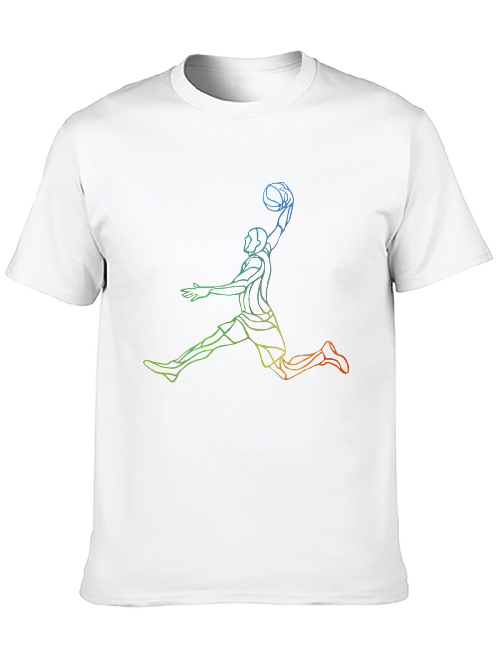 Basketball Dunk Graphic Black T-Shirt