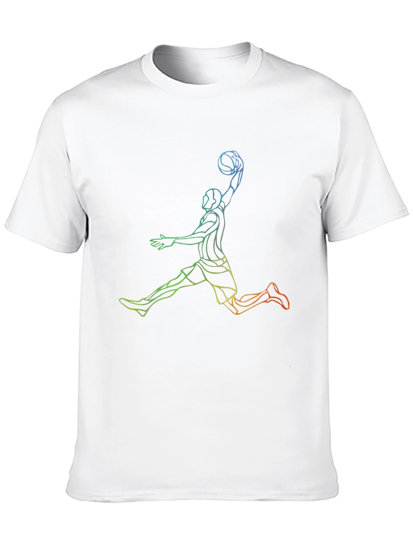 Basketball Dunk Graphic Black T-Shirt