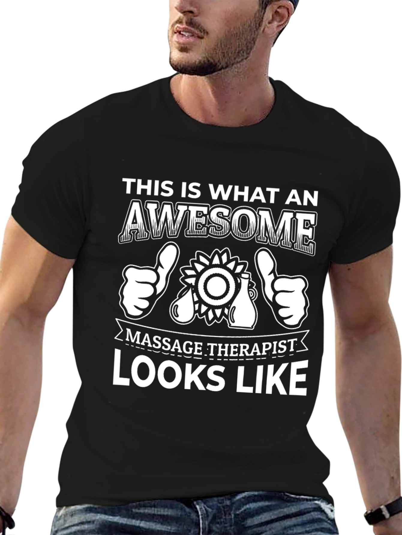 Awesome Massage Therapist T-Shirt: Gift Idea