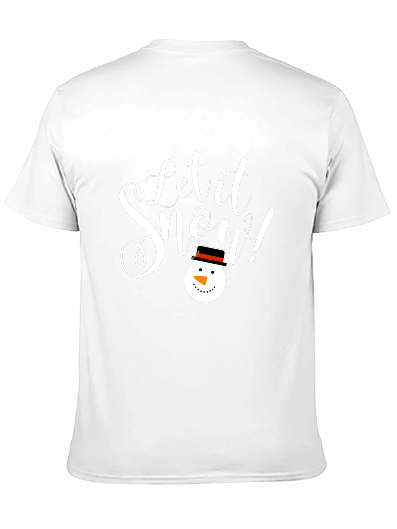 Let it Snow T-Shirt - Holiday Snowman Tee