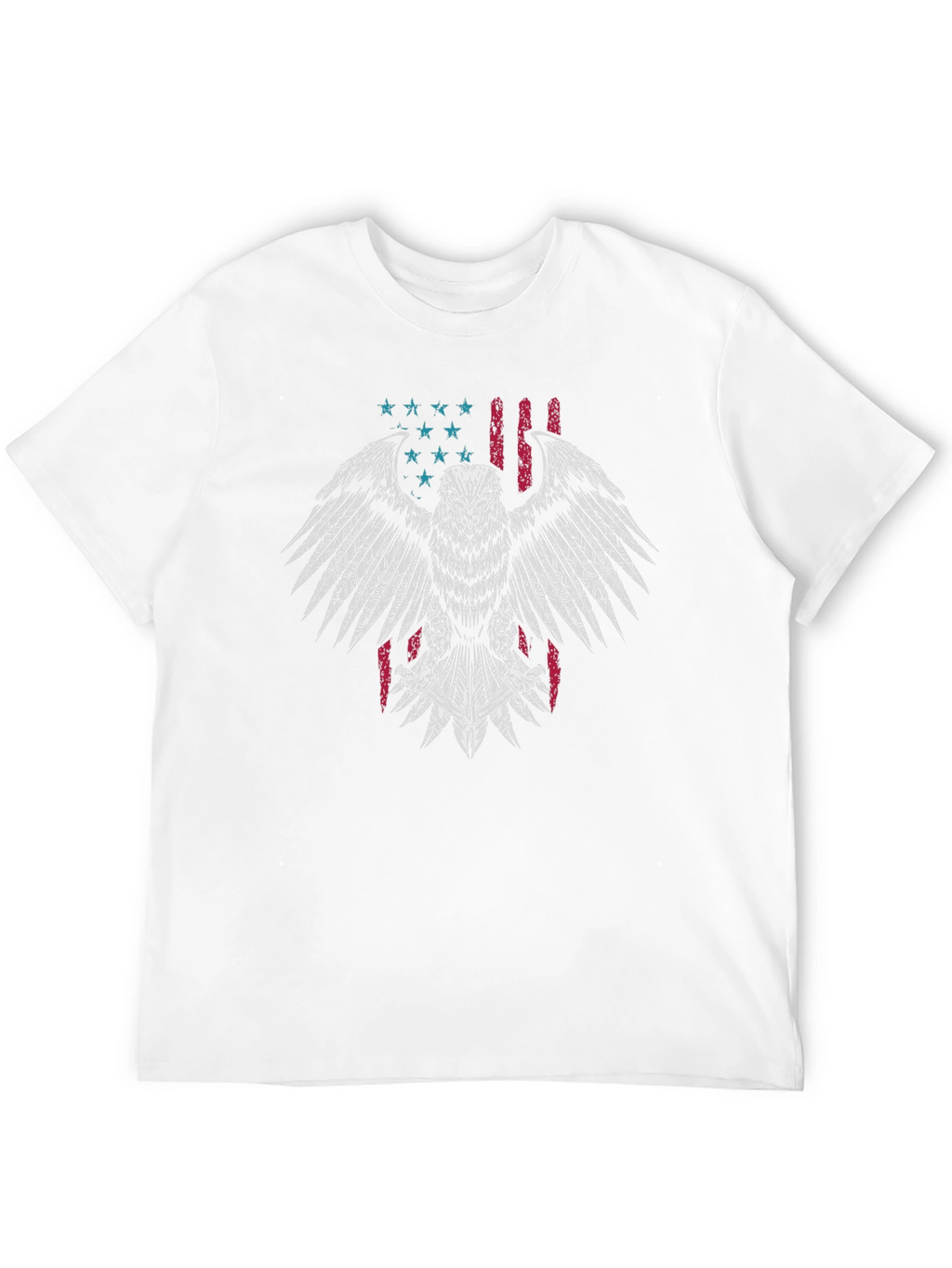 American Eagle Flag Graphic T-Shirt - Black