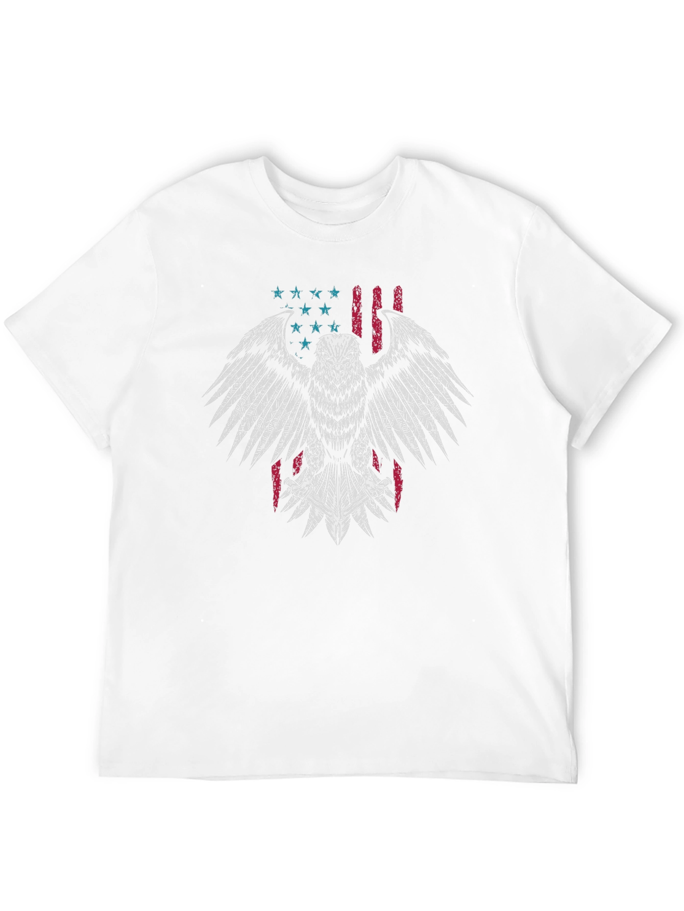 American Eagle Flag Graphic T-Shirt - Black