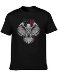 American Eagle Flag Graphic T-Shirt - Black