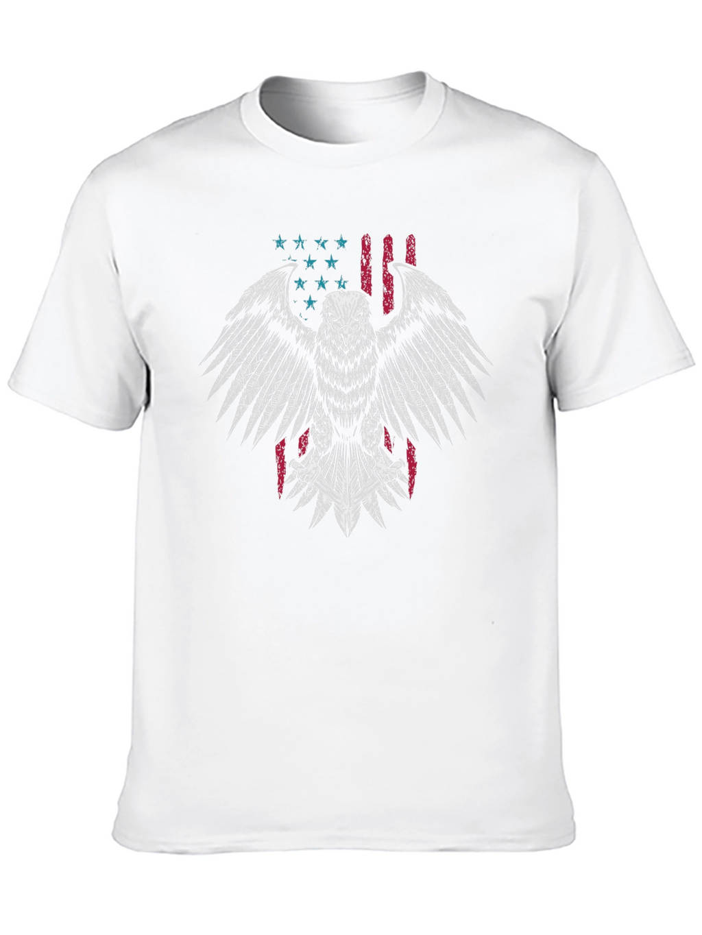 American Eagle Flag Graphic T-Shirt - Black