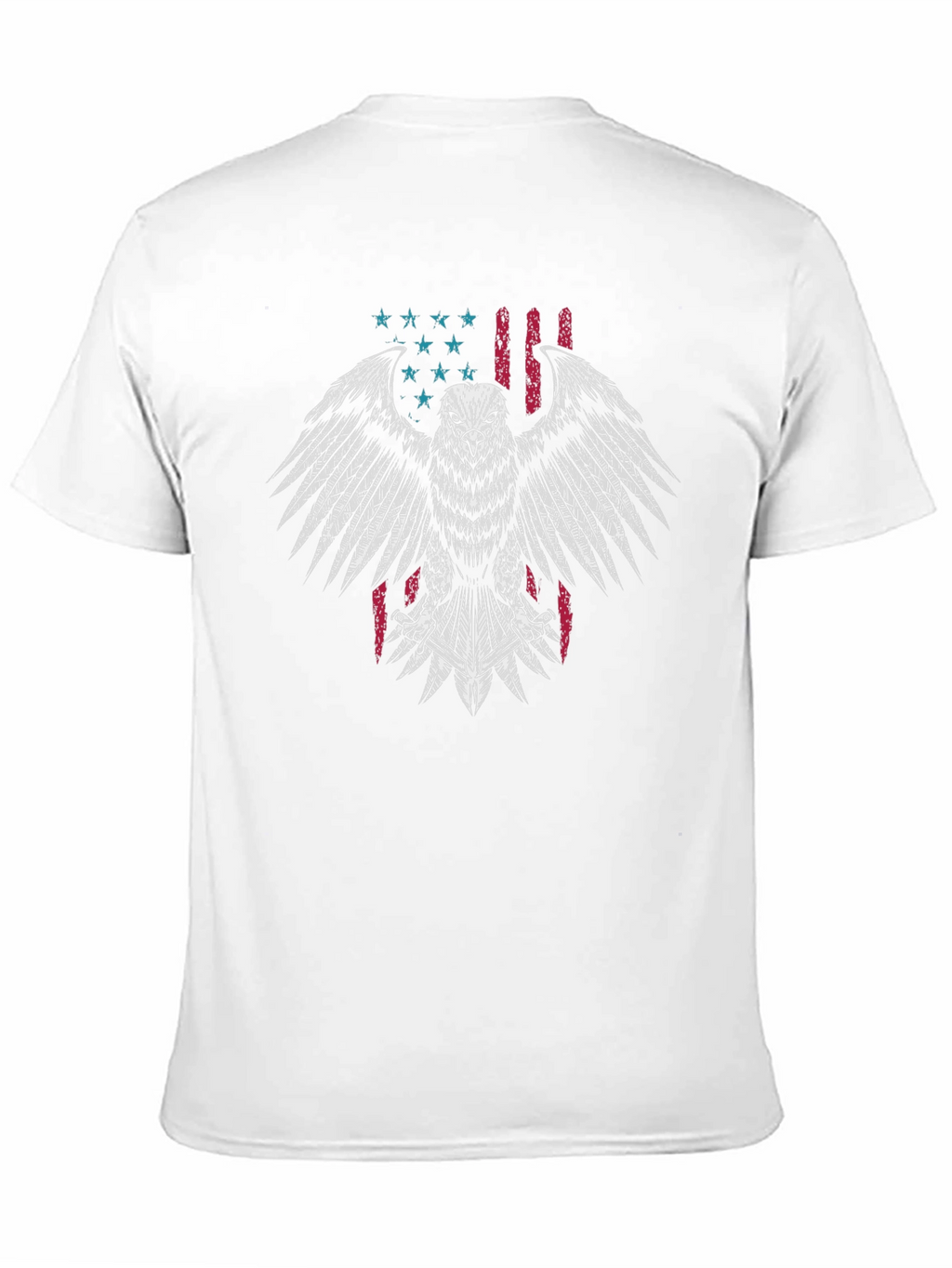 American Eagle Flag Graphic T-Shirt - Black