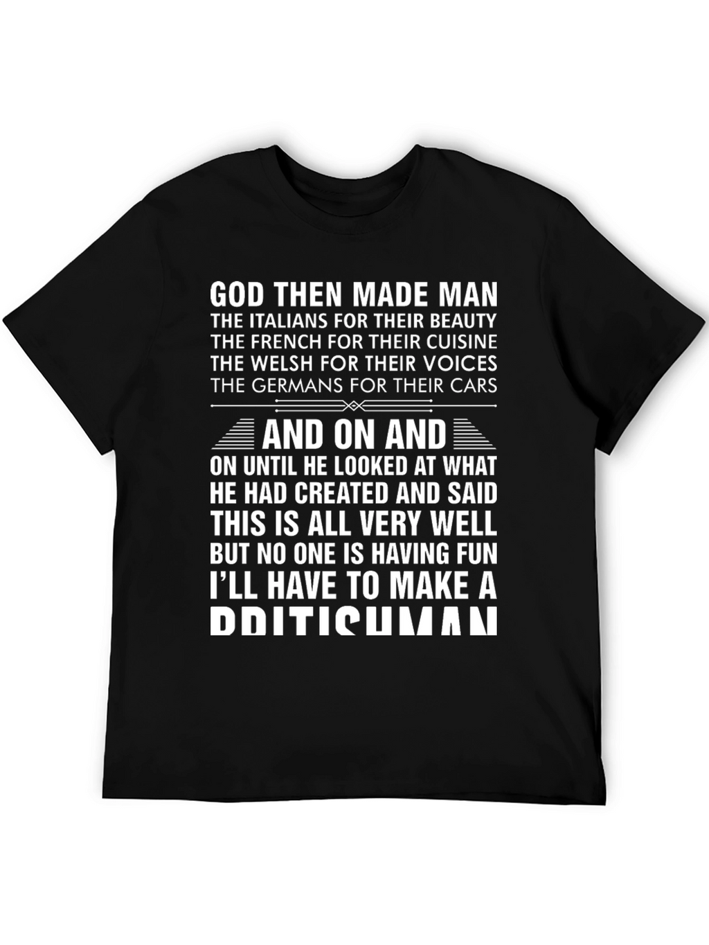 Funny British Humor T-Shirt