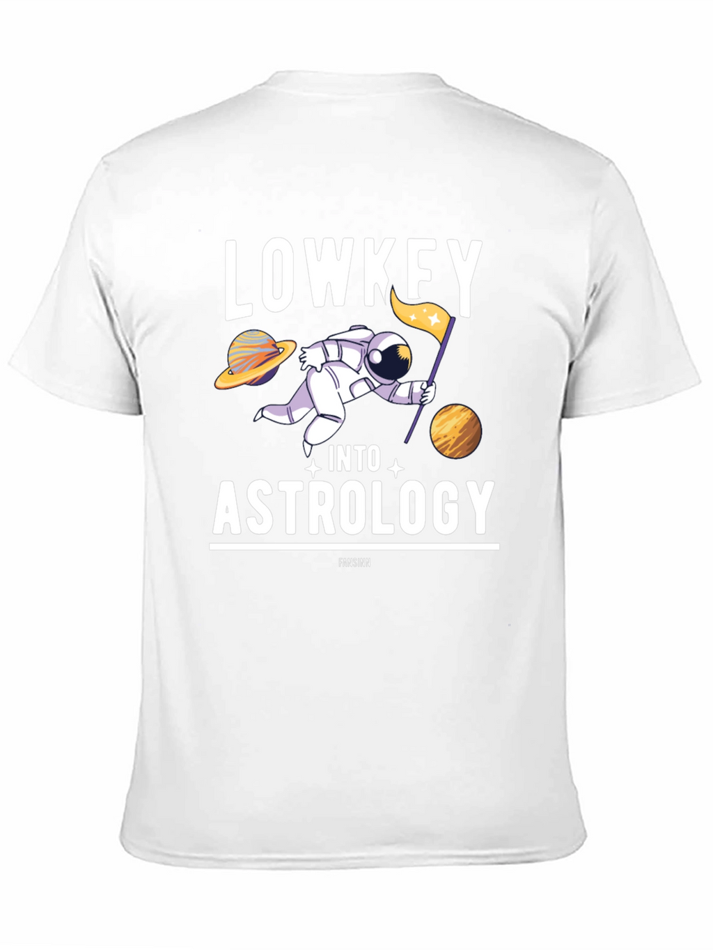 Lowkey Into Astrology T-Shirt: Space & Stars