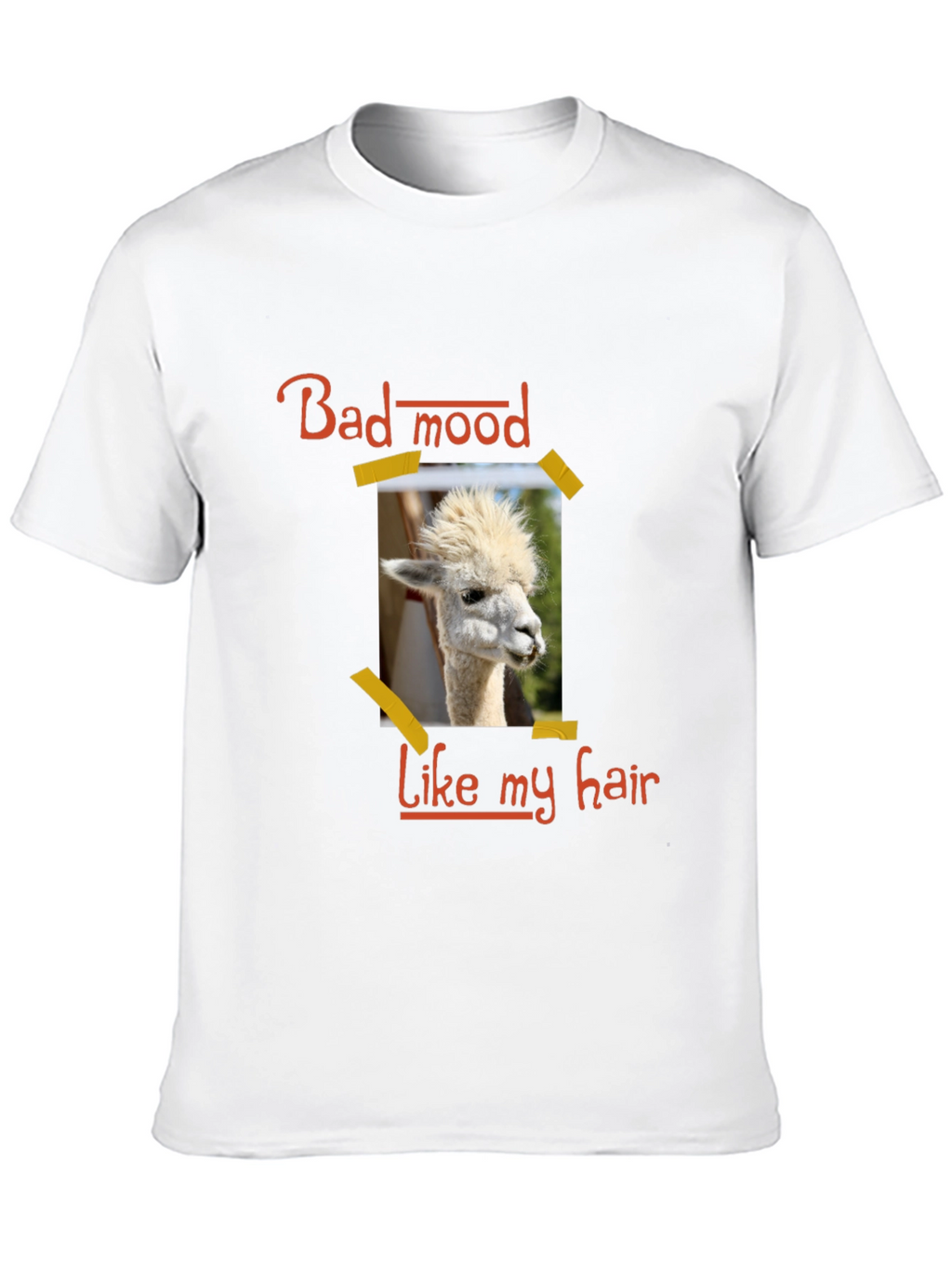 Bad Mood Llama Hair T-Shirt