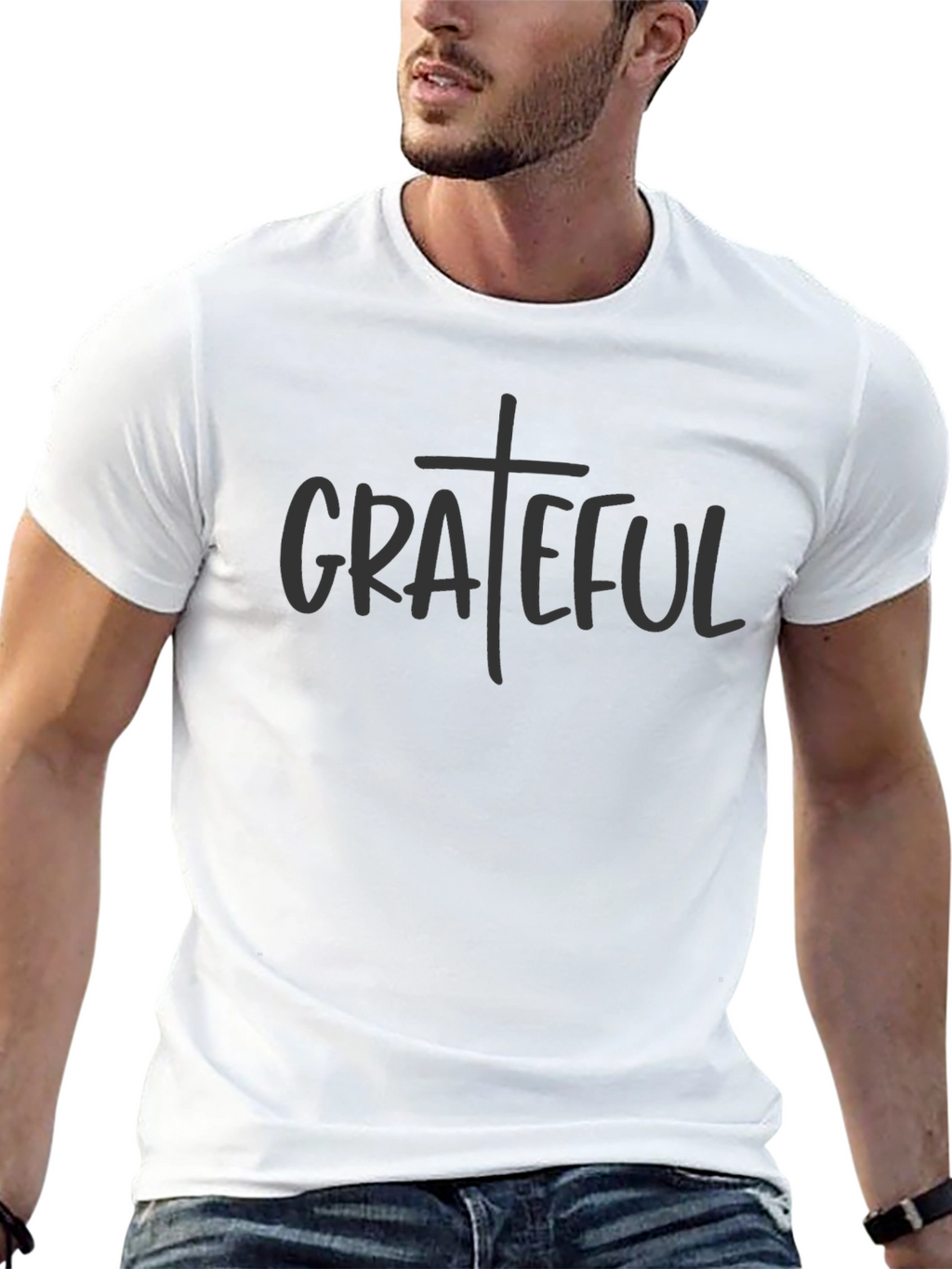 Grateful Christian T-Shirt - Soft Cotton Tee