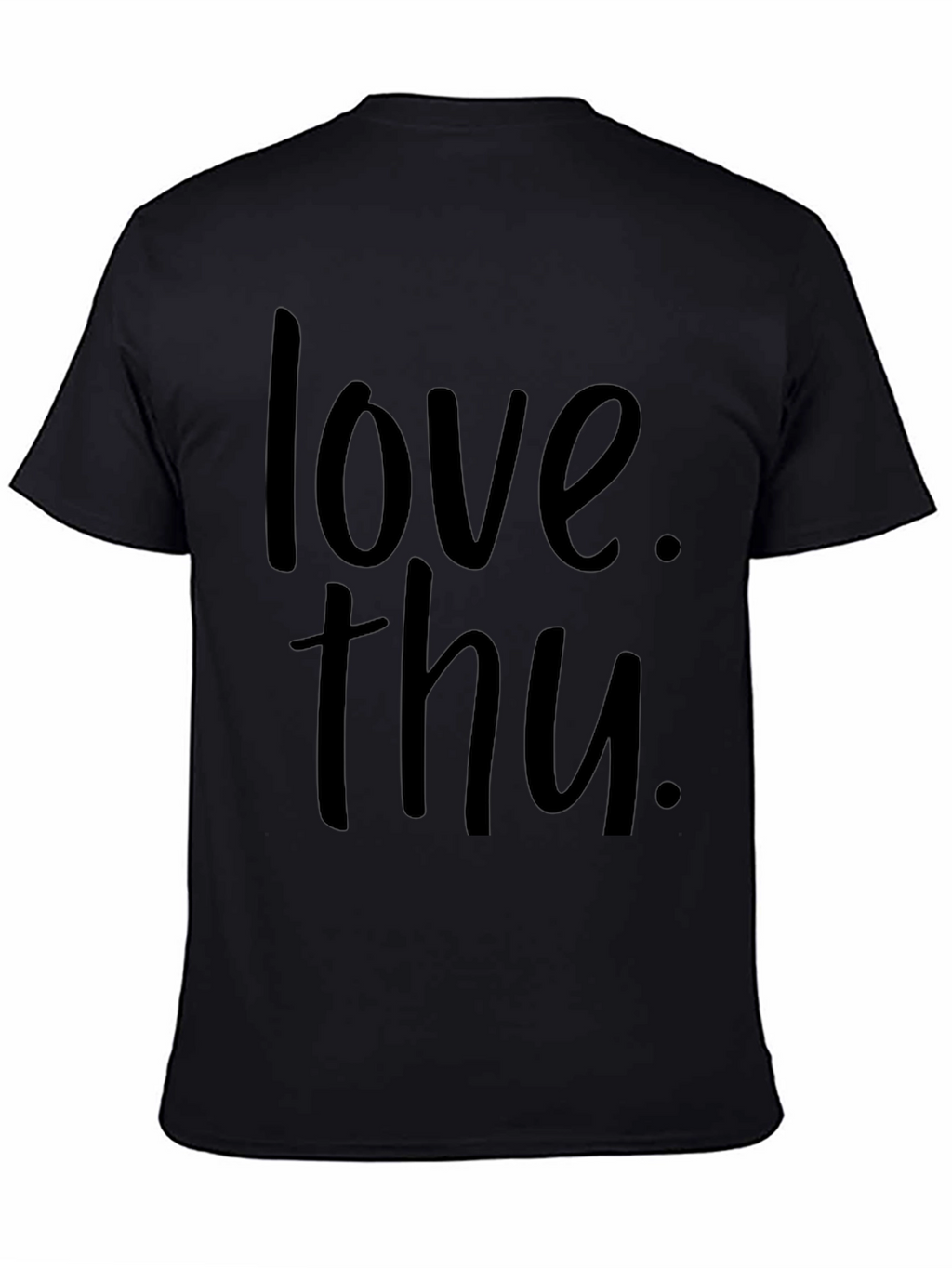 Love Thu Black Graphic Tee