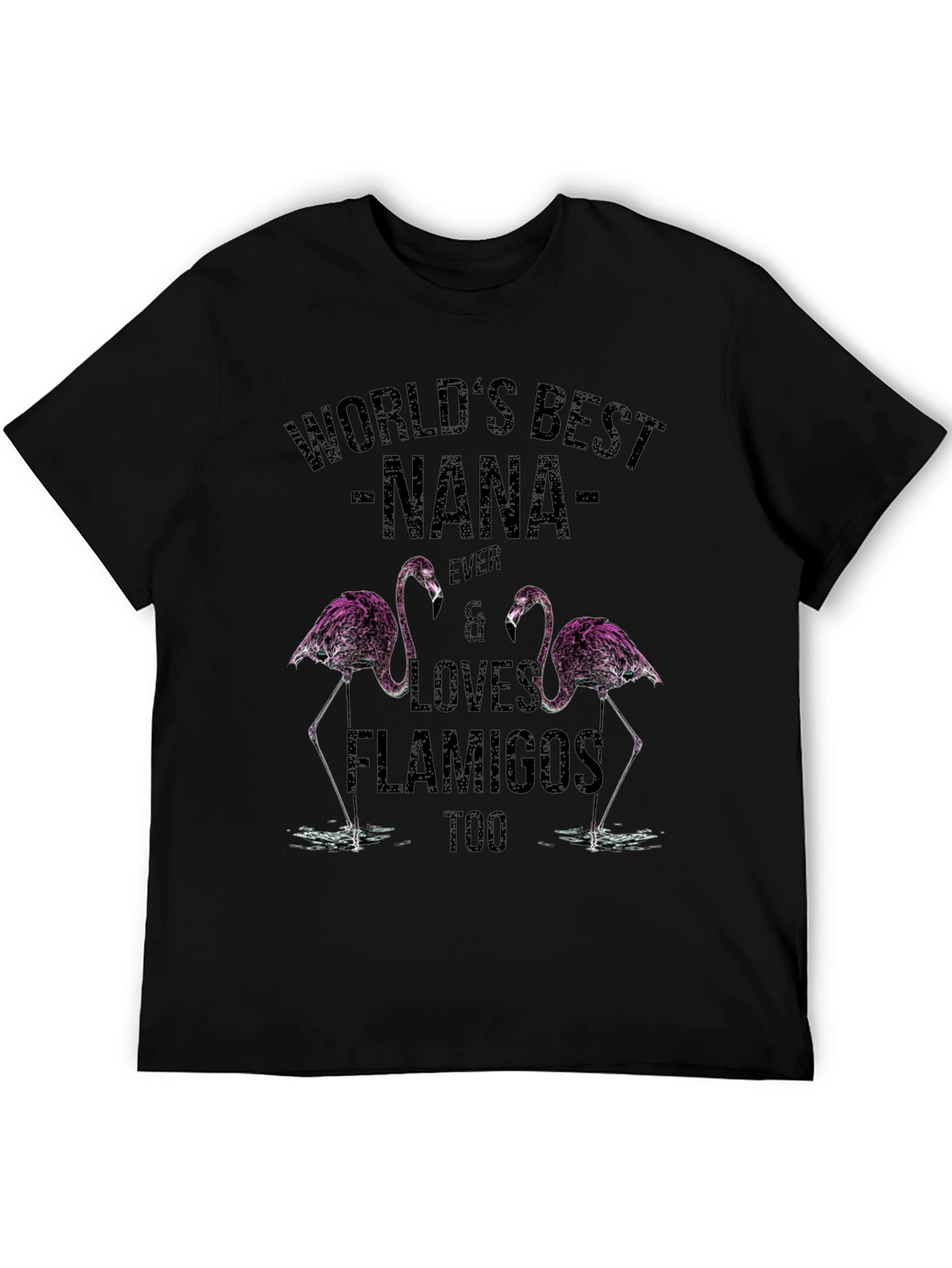 Worlds Best Nana Flamingo T-Shirt