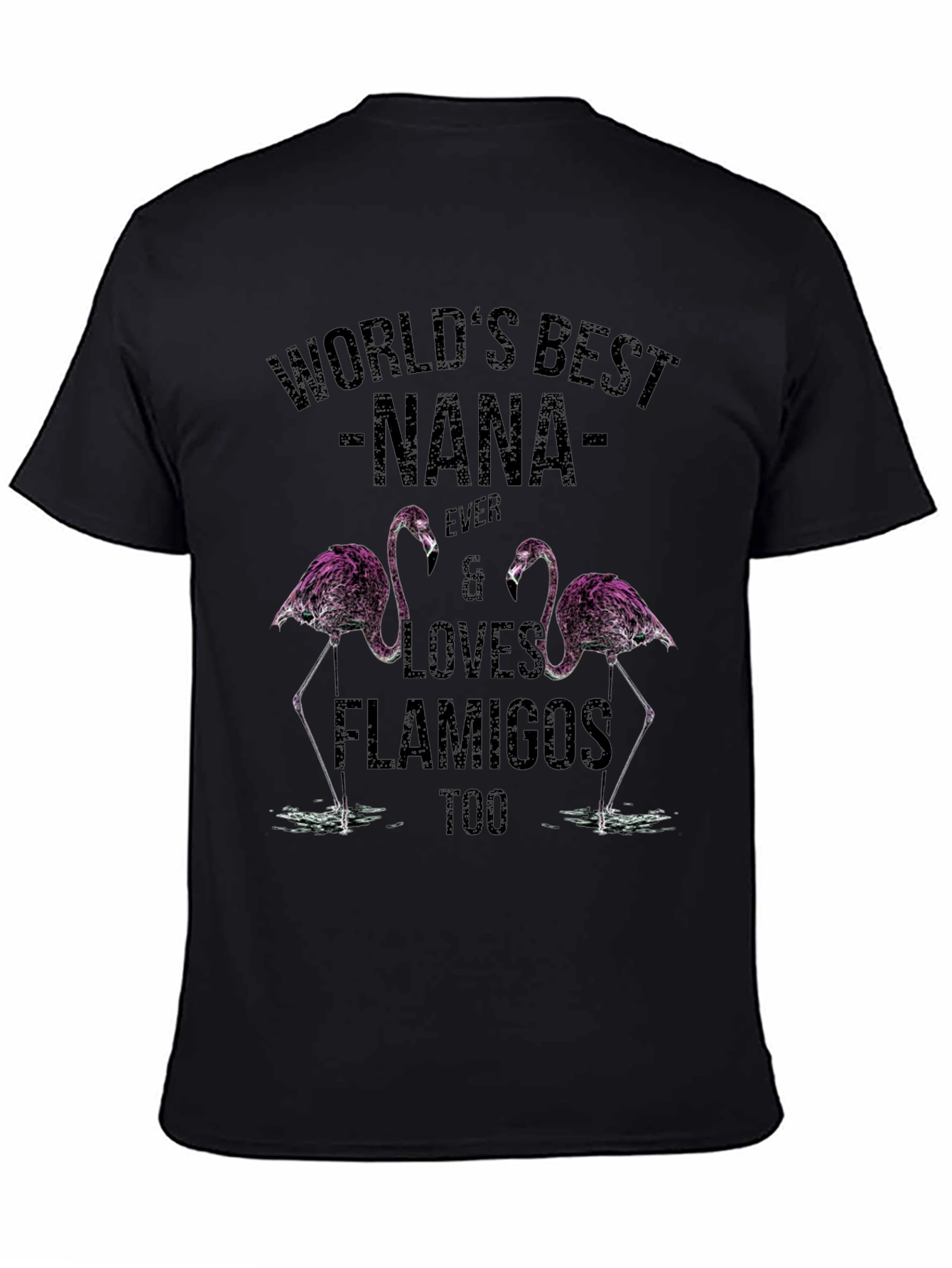 Worlds Best Nana Flamingo T-Shirt