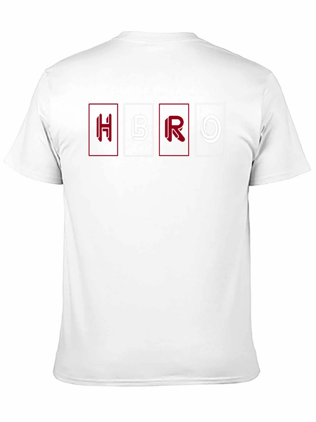 HBRO Graphic Tee - Black Cotton Blend Casual T-Shirt