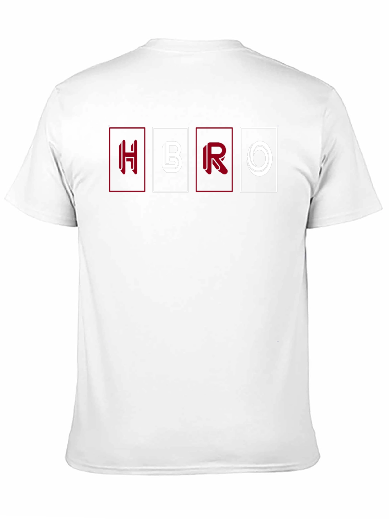 HBRO Graphic Tee - Black Cotton Blend Casual T-Shirt