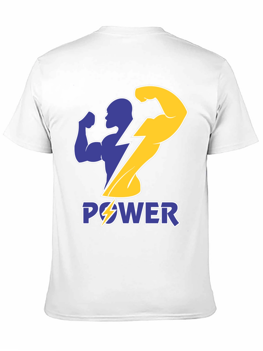 Power Graphic T-Shirt - Black Bold Design