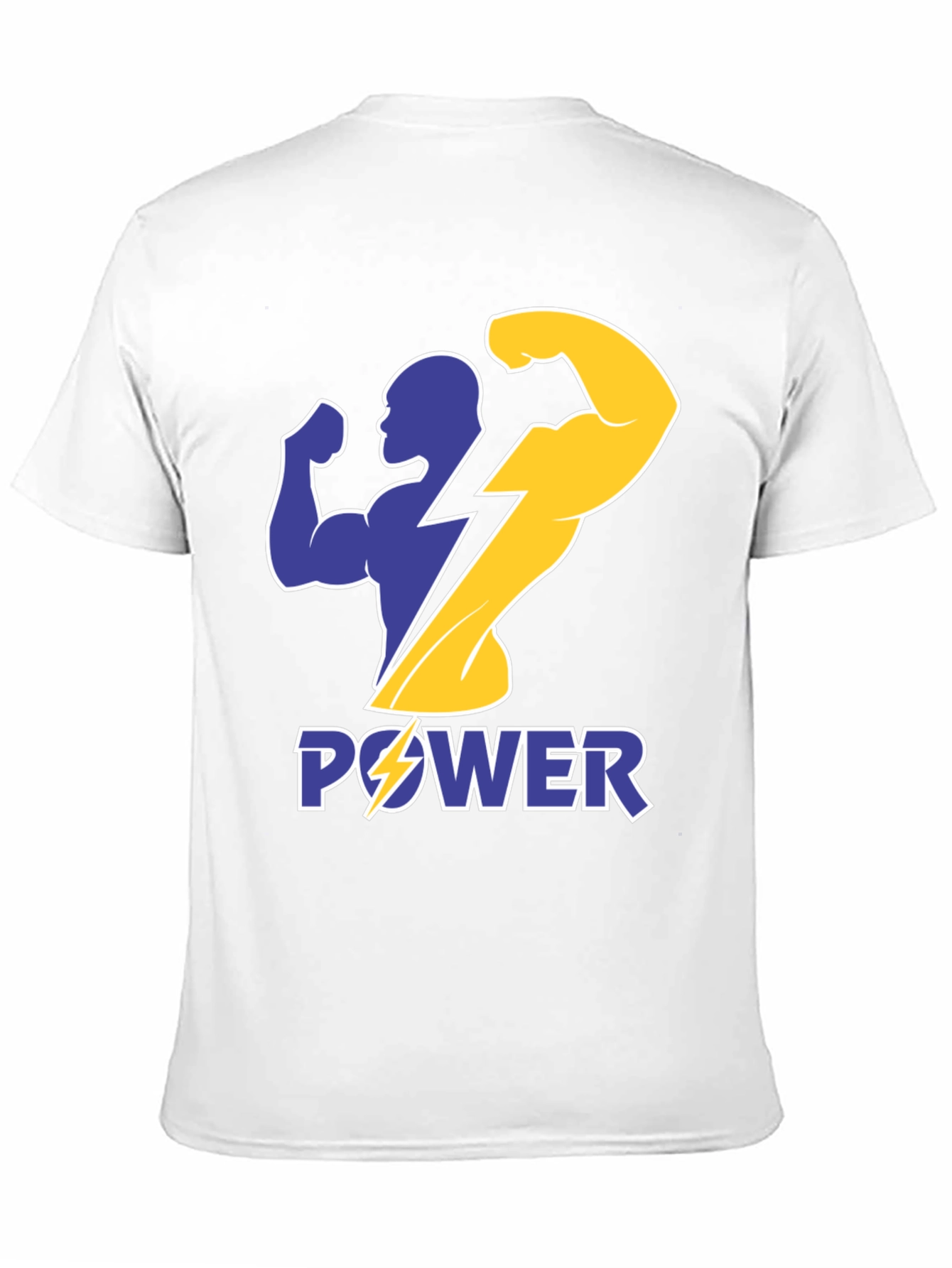 Power Graphic T-Shirt - Black Bold Design