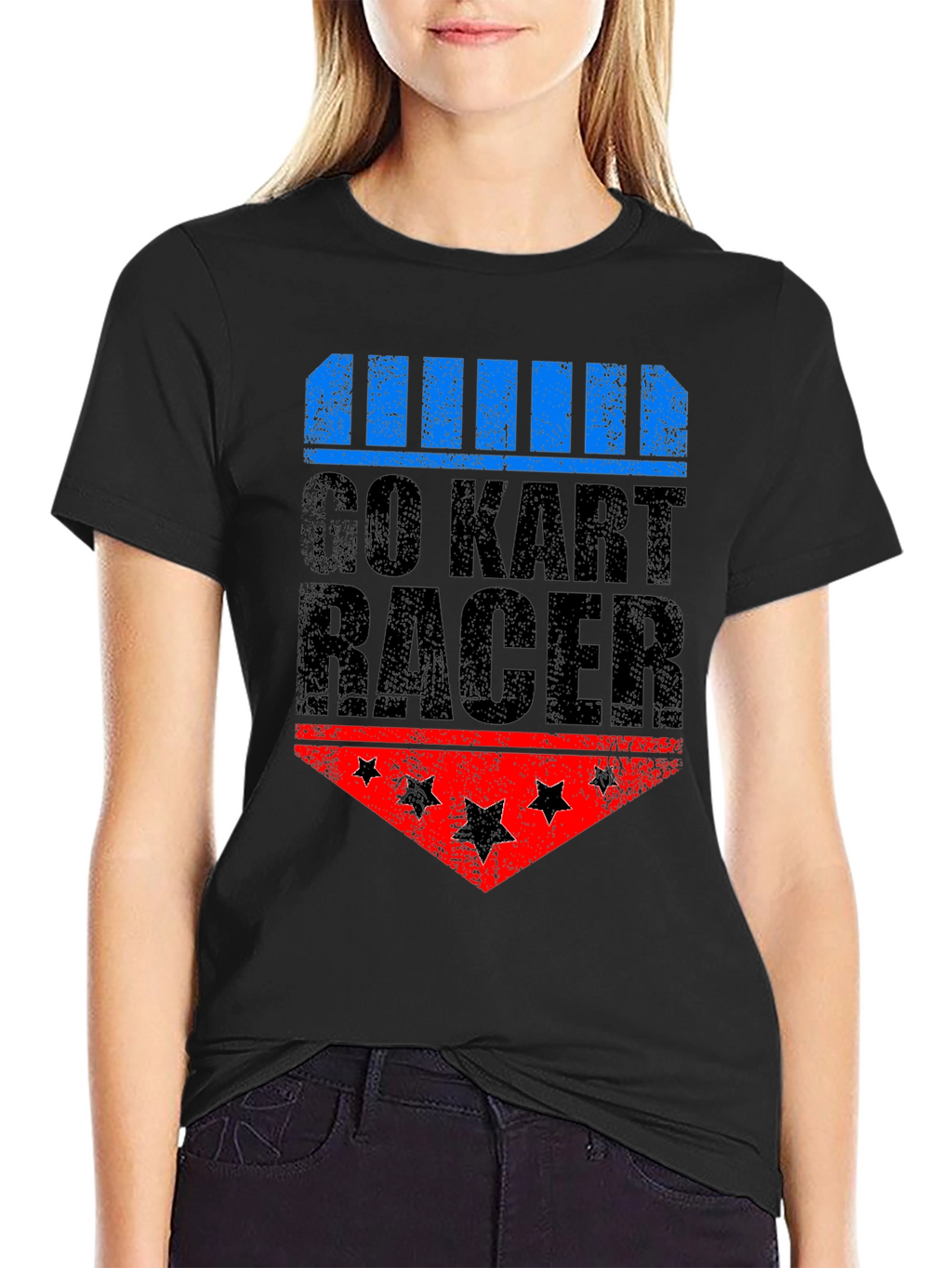 Go Kart Racer Graphic T-Shirt - Cool Racing Tee