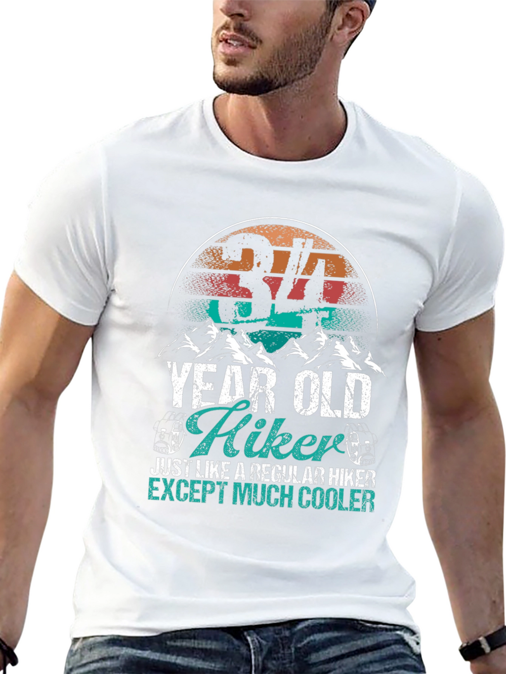 34 Year Old Hiker T-Shirt