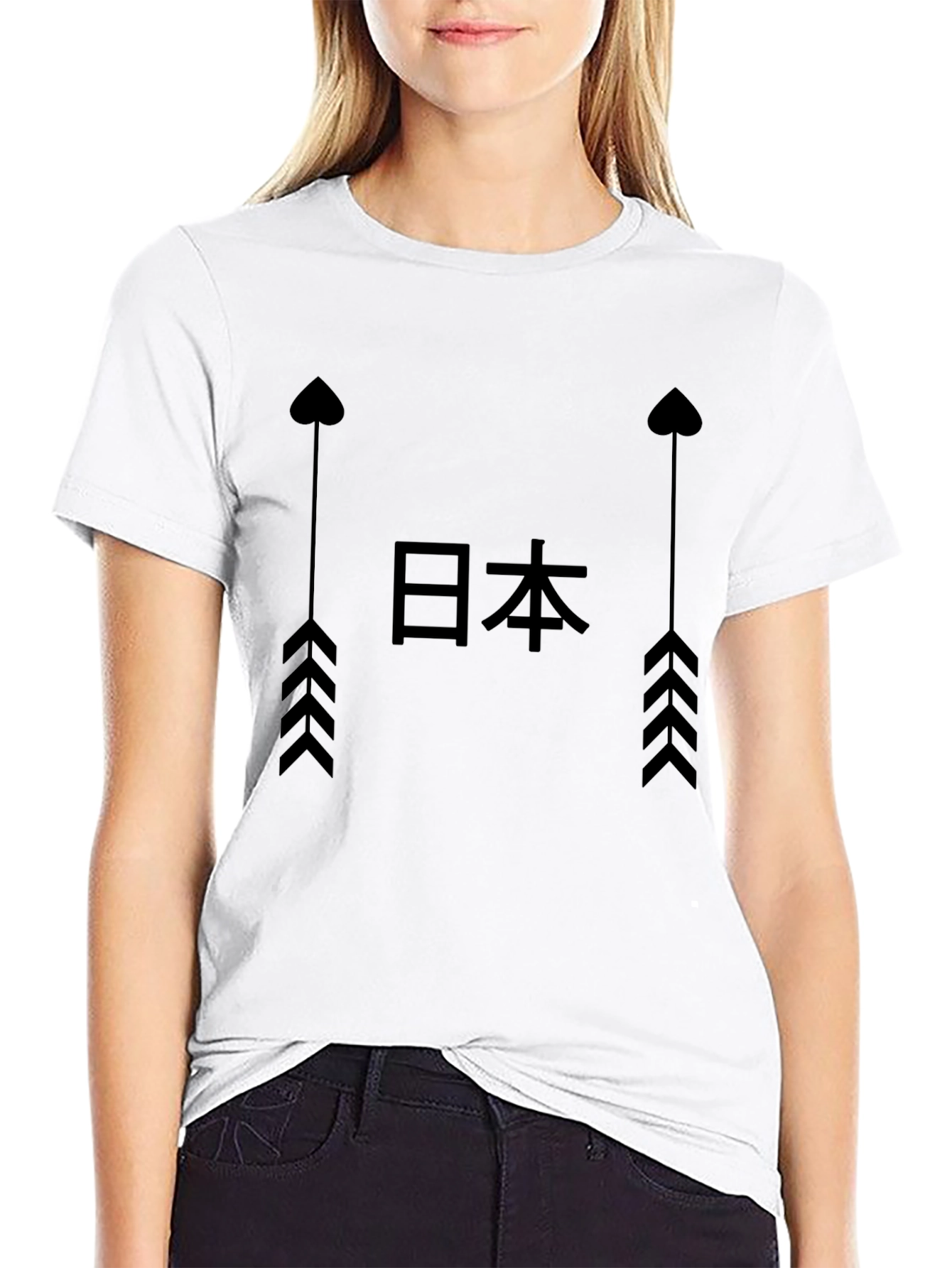 Japanese Arrow Graphic T-Shirt