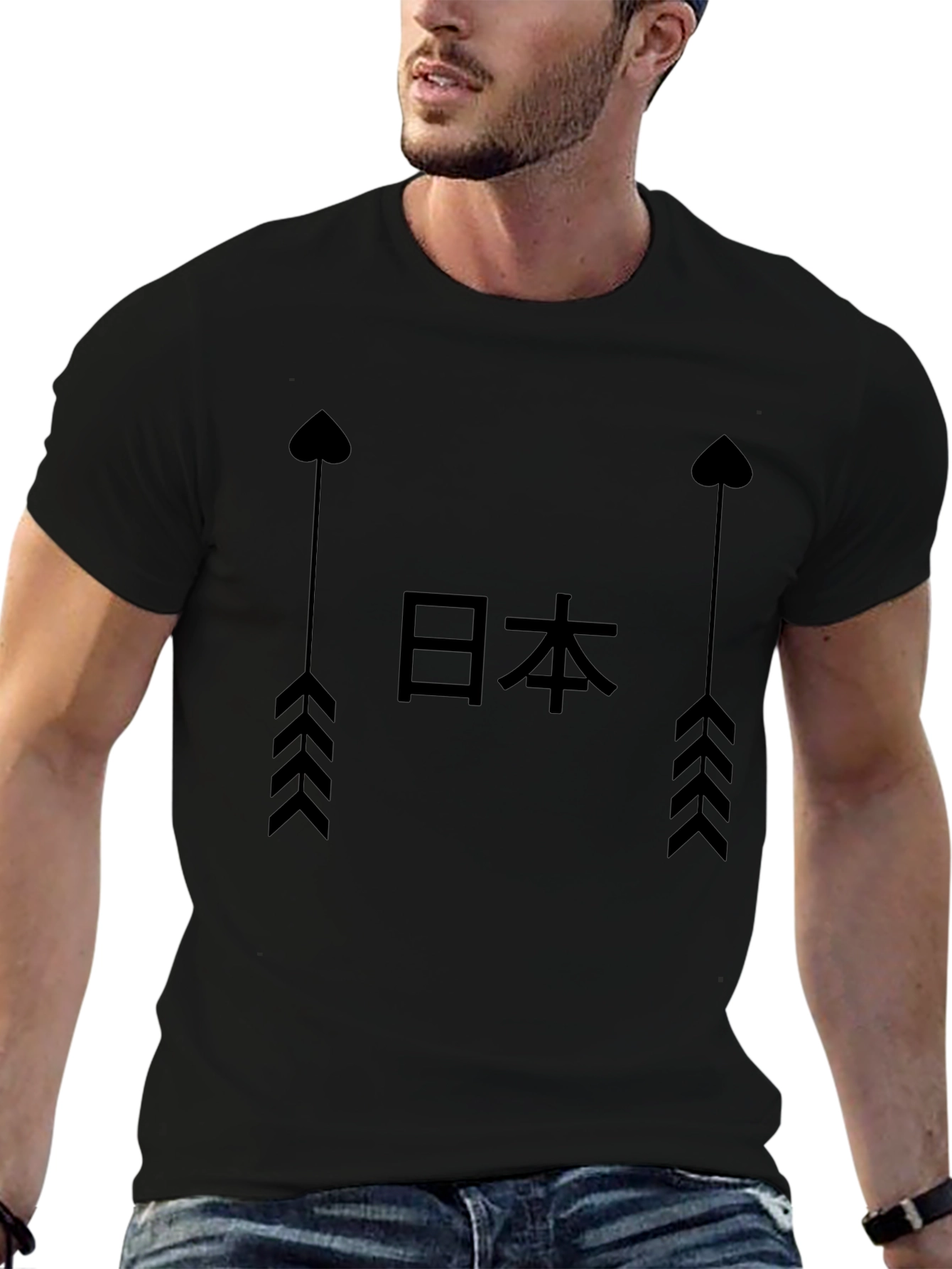 Japanese Arrow Graphic T-Shirt
