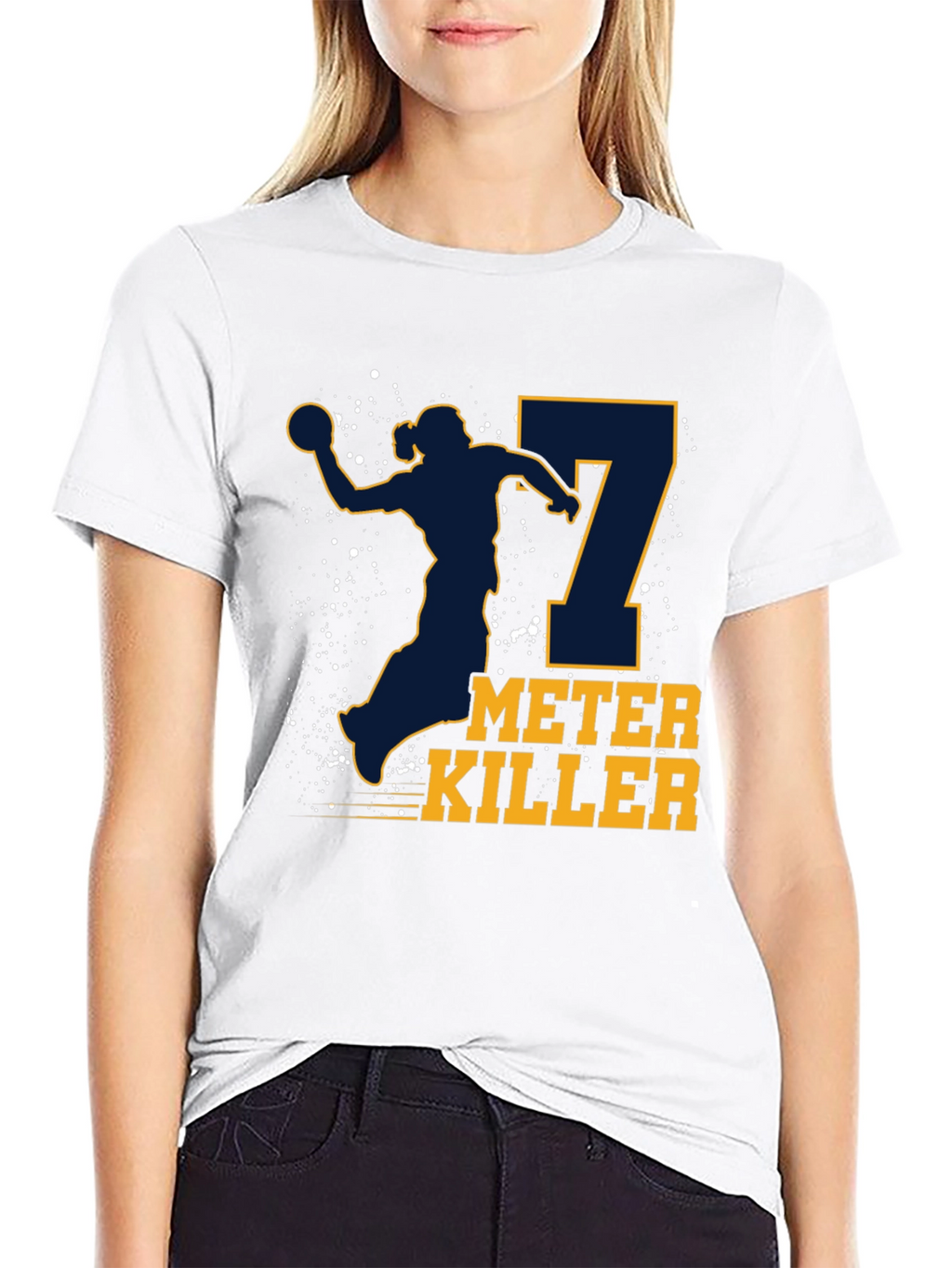 7 Meter Killer Graphic T-Shirt - Handball Player Tee