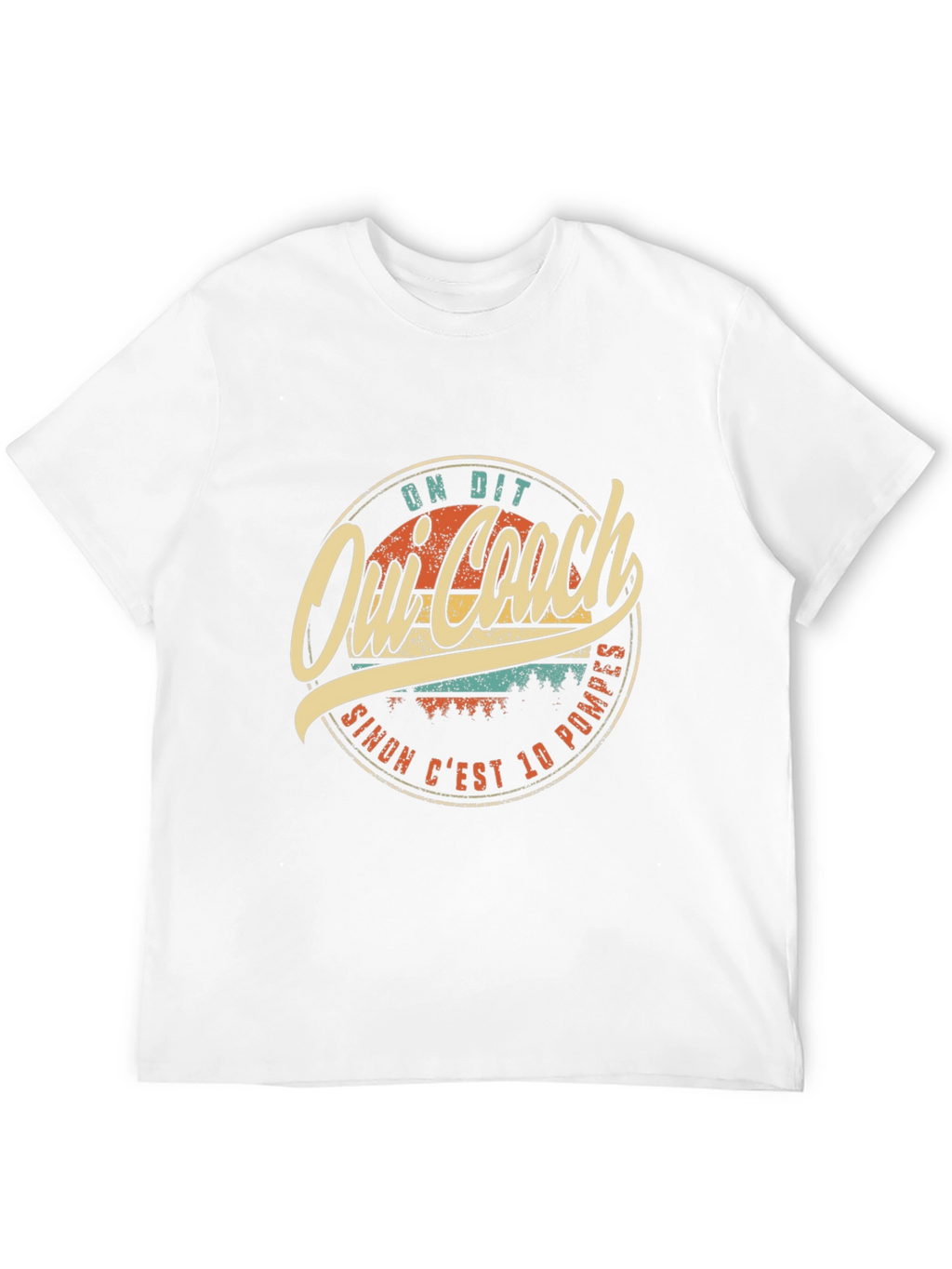 Oui Coach T-Shirt - Funny French Saying Tee