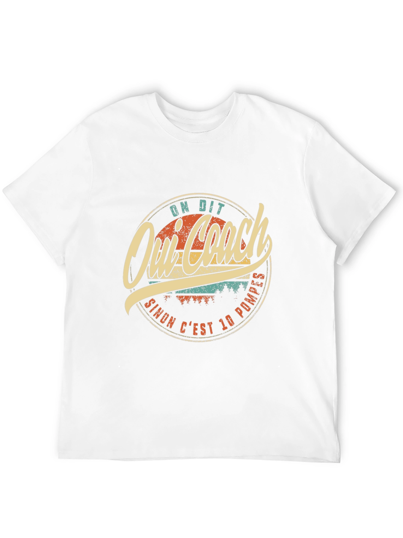 Oui Coach T-Shirt - Funny French Saying Tee