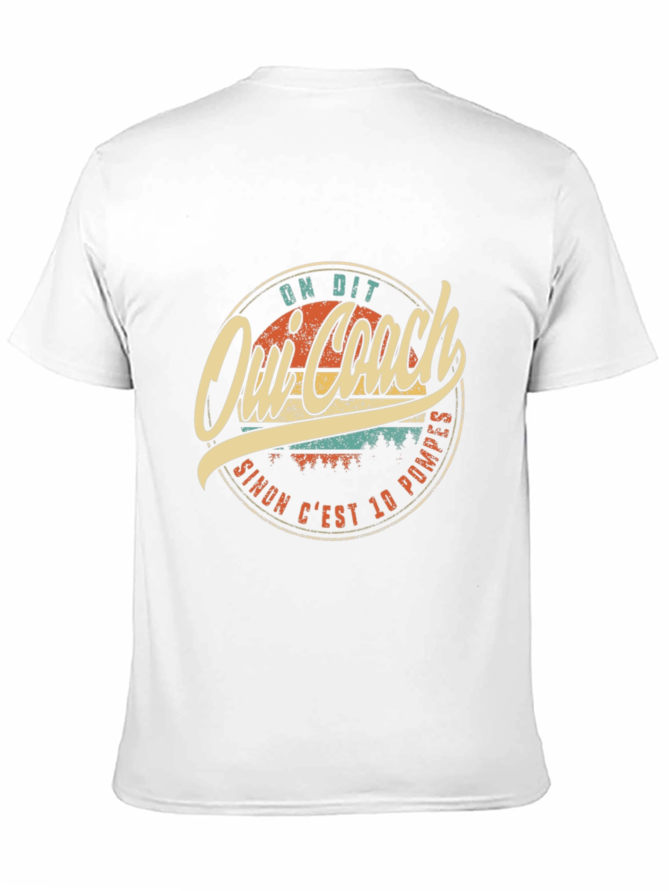Oui Coach T-Shirt - Funny French Saying Tee