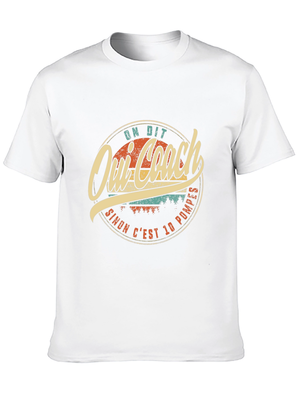 Oui Coach T-Shirt - Funny French Saying Tee