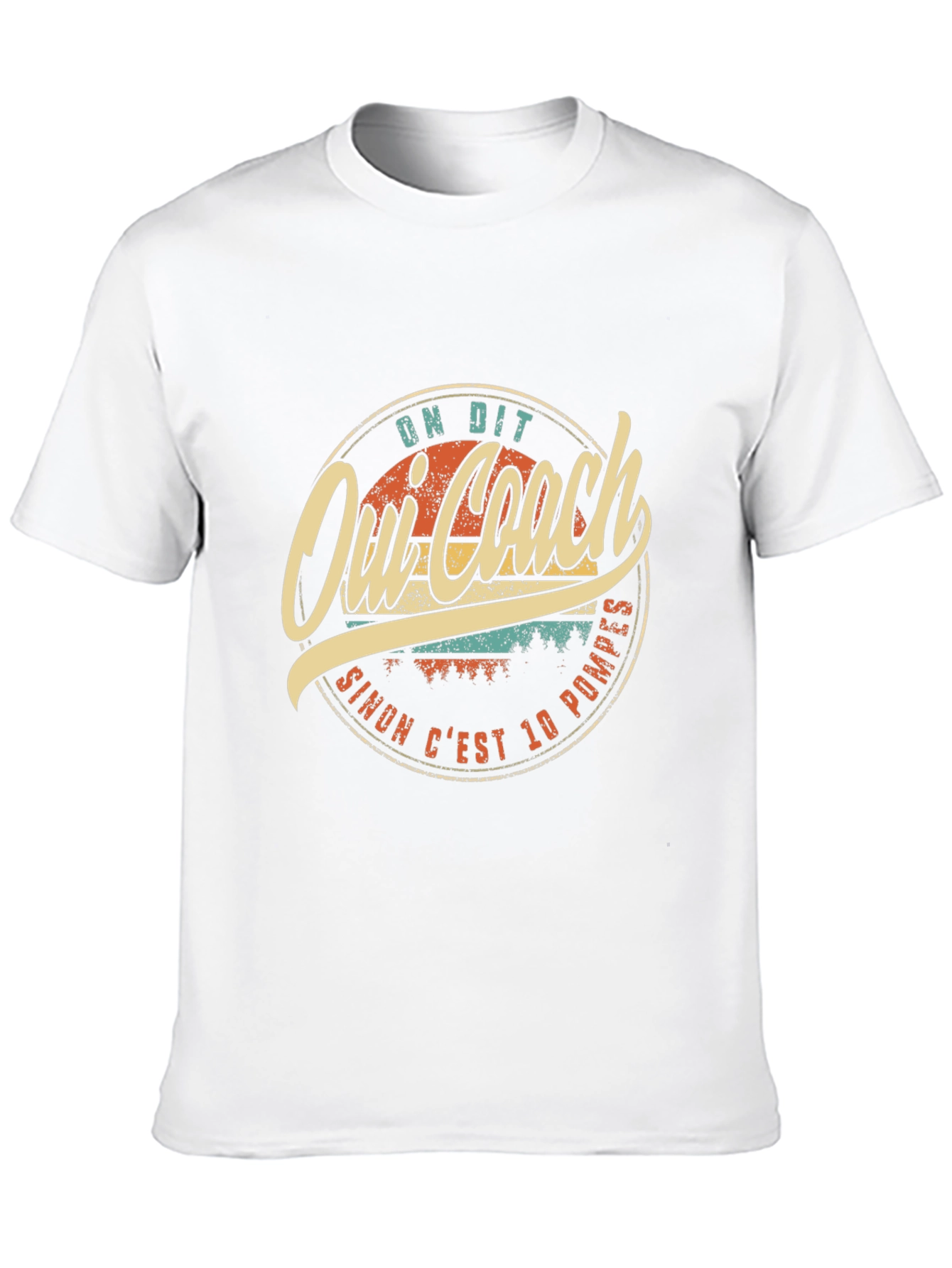 Oui Coach T-Shirt - Funny French Saying Tee