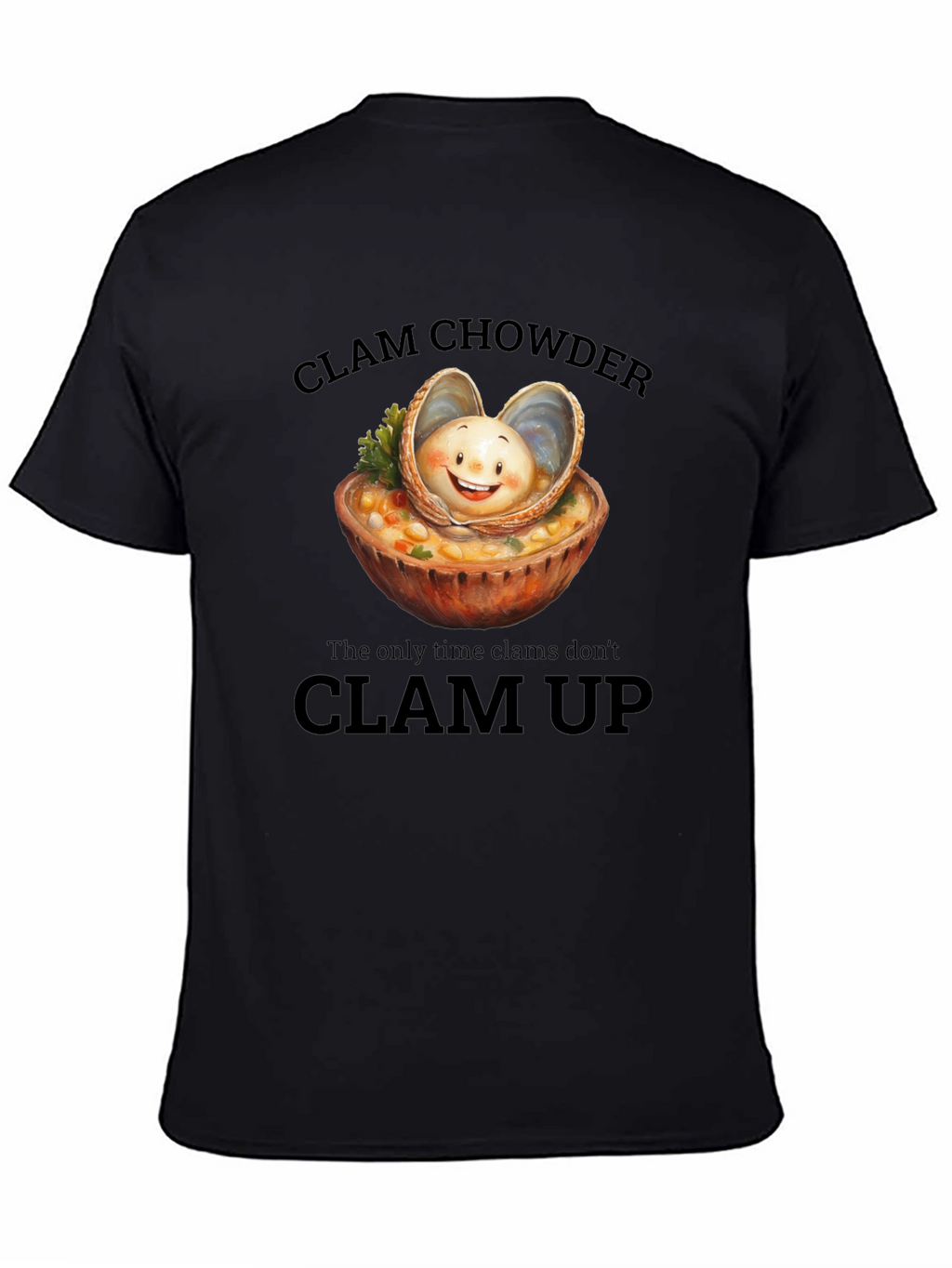 Clam Chowder T-Shirt: Funny Foodie Tee