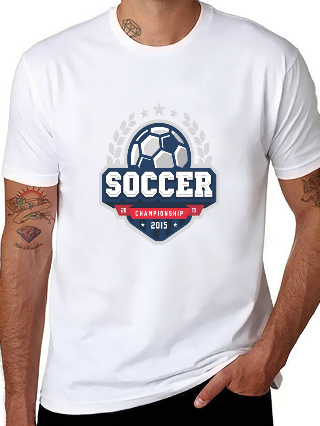 Soccer Championship 2015 Graphic T-Shirt