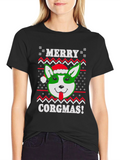 Merry Corgmas Ugly Christmas T-Shirt
