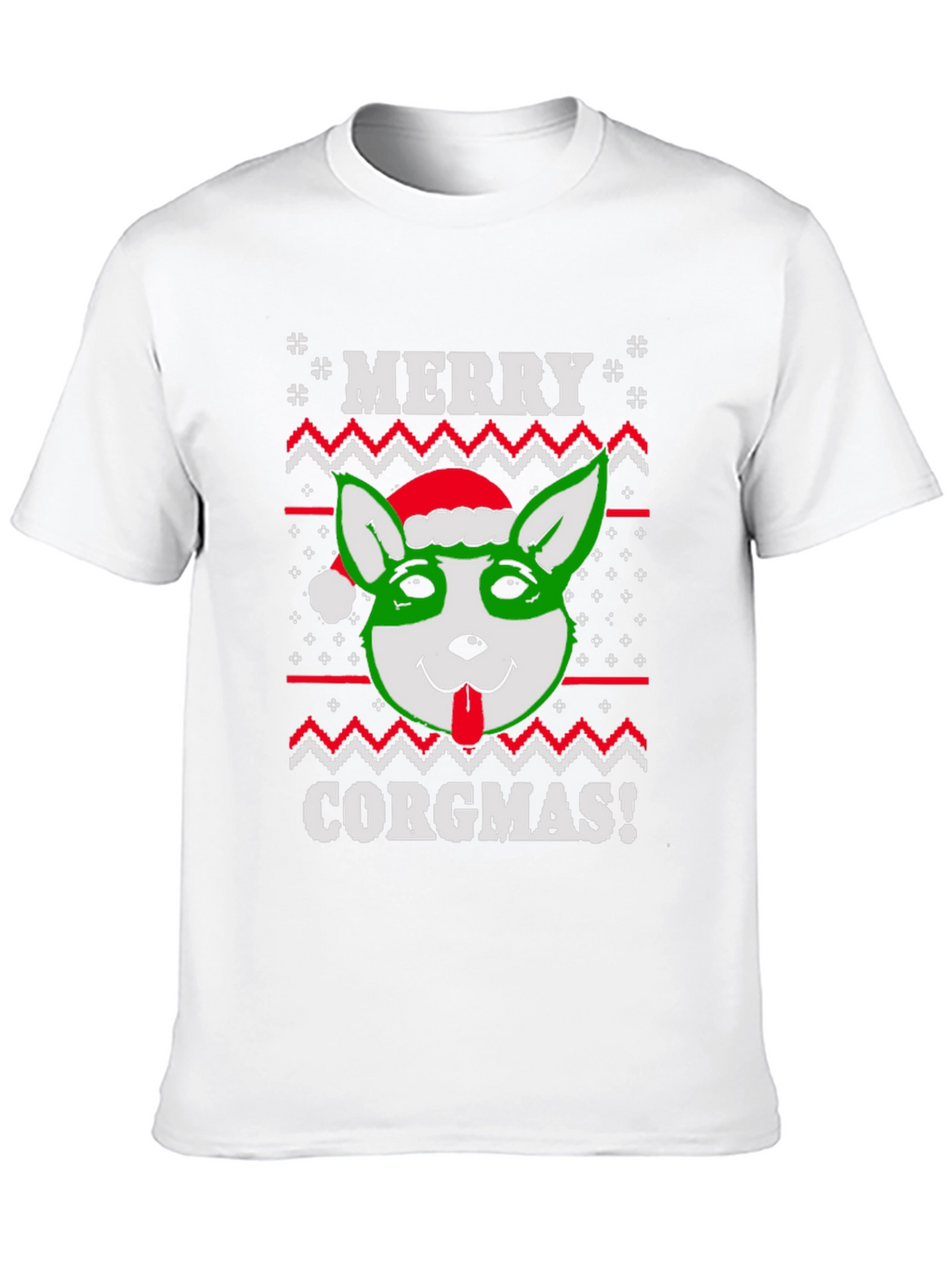 Merry Corgmas Ugly Christmas T-Shirt